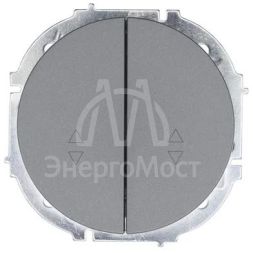 Выключатель проходной 2-кл. СП OSEN 10А IP20 механизм сер. матов.LEZARD 743-7488-106