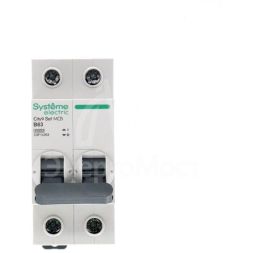 Выключатель автоматический модульный 2п B 63А 4.5кА City9 Set 230В SE C9F14263