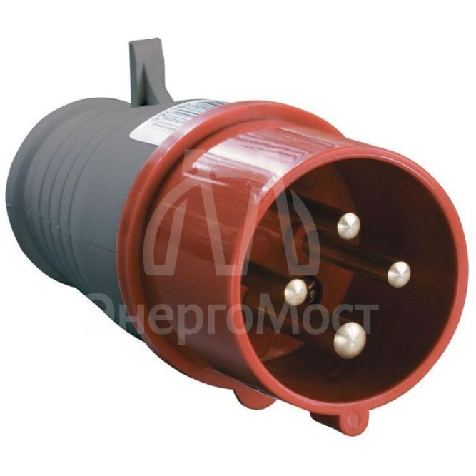 Вилка эл. каб. 16А 3P+PE 380В IP44 ССИ-014 IEK PSR02-016-4