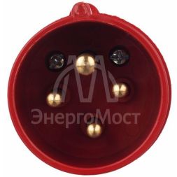 Вилка эл. каб. 16А 3P+PE 380В IP44 ССИ-014 IEK PSR02-016-4