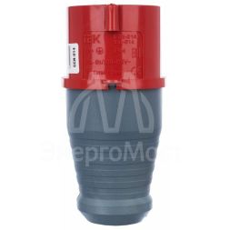 Вилка эл. каб. 16А 3P+PE 380В IP44 ССИ-014 IEK PSR02-016-4