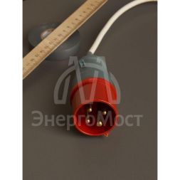 Вилка эл. каб. 16А 3P+PE 380В IP44 ССИ-014 IEK PSR02-016-4