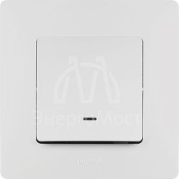 Рамка 1-м Etika бел. Leg 672501