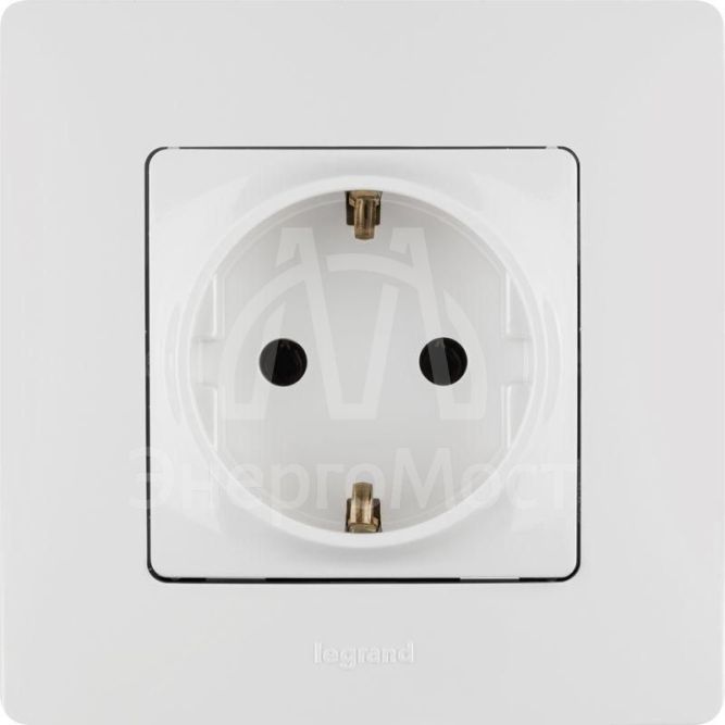 Рамка 1-м Etika бел. Leg 672501