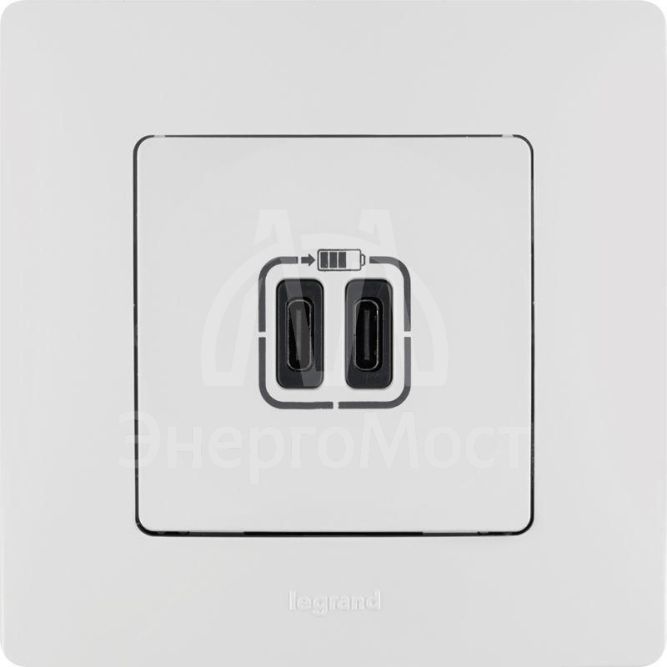 Рамка 1-м Etika бел. Leg 672501