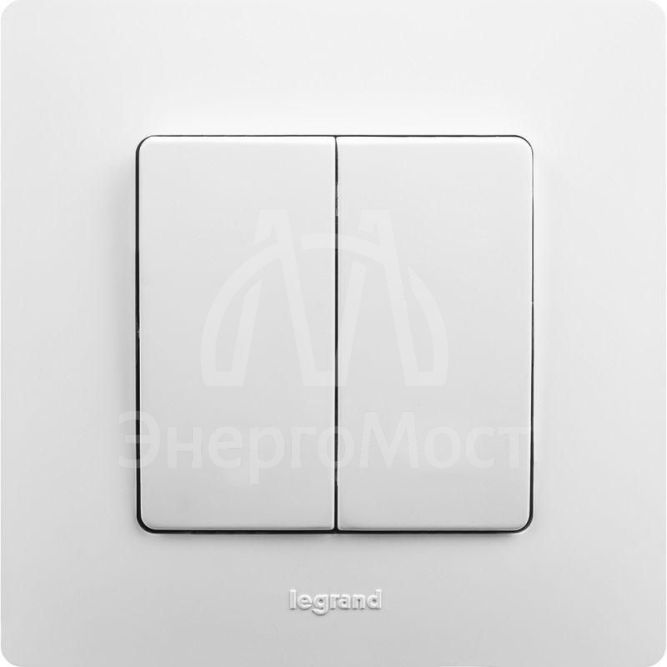 Рамка 1-м Etika бел. Leg 672501