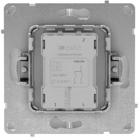 Выключатель 2-кл. KANT бел. магнолия DKC 7000104