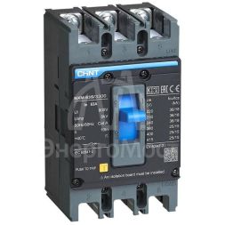 Выключатель автоматический 3п 63А 25кА NXM-63S (R) CHINT 205889