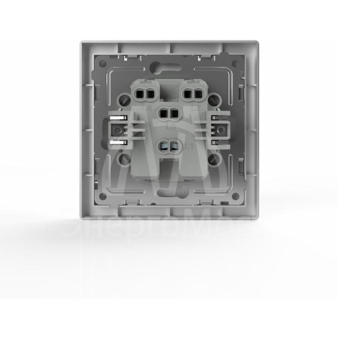 Переключатель перекрестный 1-кл. СП Pixel IP20 механизм алюм. TOKOV ELECTRIC TKE-PX-P1R-C03