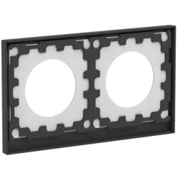 Рамка 2-м KANT IP44 черн. уголь DKC7012944