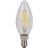 Лампа светодиодная филаментная LS CLB40 4W/840 230VFILCL 4Вт 4000К нейтр. бел. E14 470лм B угол пучка 300град. 220-240В (замена 40Вт) прозр. стекло OSRAM 4058075684157