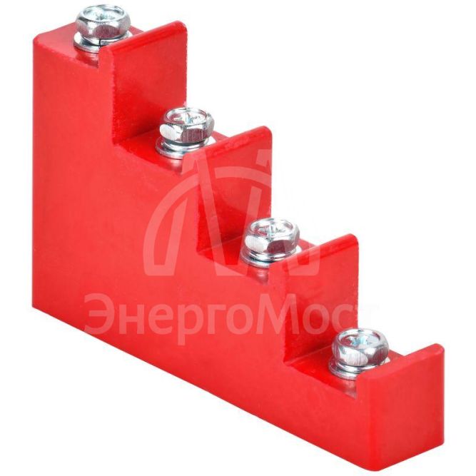 Изолятор ступенчатый ИС4-20 (М6) сил. с болтом IEK YIS11-4-20-B