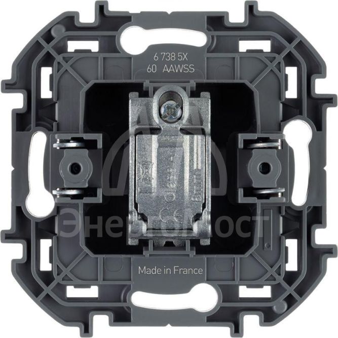 Розетка телевизионная TV Inspiria 2дБ 0-2400мГц с топологией &amp;quot;звезда&amp;quot; механизм сл. кость Leg 673851