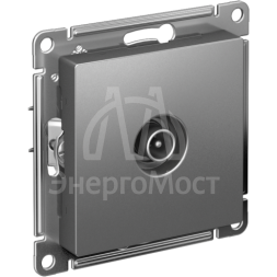 Розетка телевизионная TV AtlasDesign коннектор механизм сталь SE ATN000993