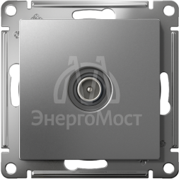Розетка телевизионная TV AtlasDesign коннектор механизм сталь SE ATN000993
