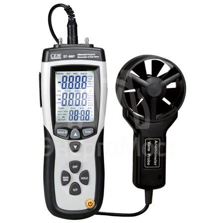 DT-8897 Анемометр - дифференциальный манометр