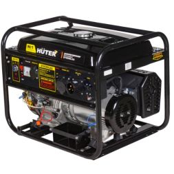 Портативный бензогенератор 5 кВт Huter DY6500LXA