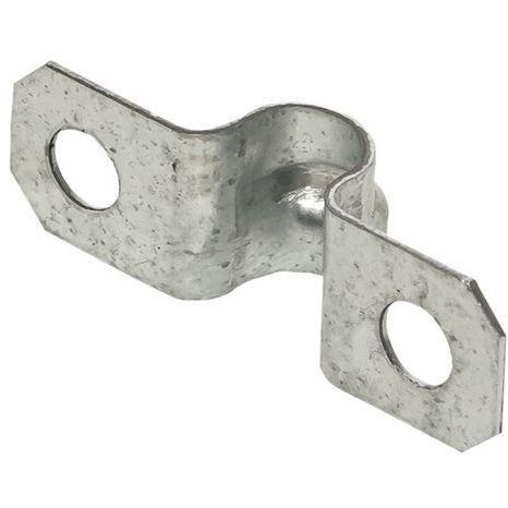 Скоба крепежная двухлапковая d10-11мм метал. (уп.10шт) PROxima EKF sm-2-10-11-r