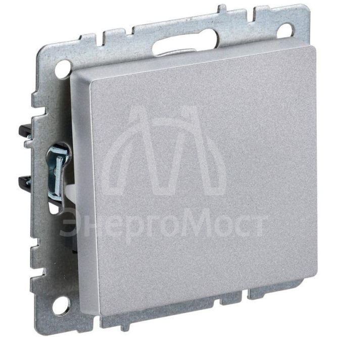 Выключатель перекрестный 1-кл. СП BRITE 10А ВС10-1-3-БрА алюм. IEK BR-V13-0-10-K47