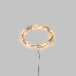 Гирлянда светодиодная Роса 5м 50 LED теплый бел. IP20 2хАА (в комплект не входят) Neon-Night 302-066