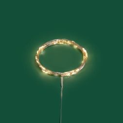 Гирлянда светодиодная Роса 5м 50 LED теплый бел. IP20 2хАА (в комплект не входят) Neon-Night 302-066