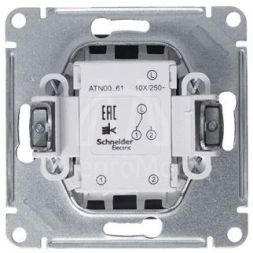 Механизм переключателя 1-кл. СП AtlasDesign 10А IP20 (сх. 6) 10AX грифель SchE ATN000761