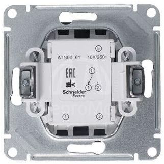 Механизм переключателя 1-кл. СП AtlasDesign 10А IP20 (сх. 6) 10AX грифель SchE ATN000761