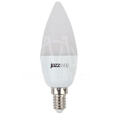 Лампа светодиодная PLED-SP C37 7Вт свеча 5000К холод. бел. E14 560лм 230В JazzWay 1027832-2