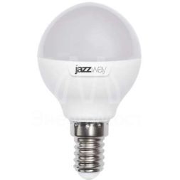 Лампа светодиодная PLED-SP G45 9Вт шар 3000К тепл. бел. E14 820лм 230В JazzWay 2859570A