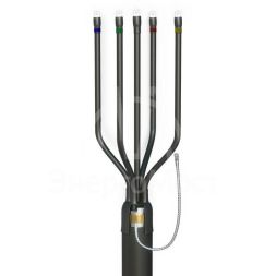 Муфта кабельная концевая универсальная 1кВ 5 ПКВ(Н)Тпб-1 (150-240) с наконечниками (пластик с броней) ЗЭТАРУС zeta21022