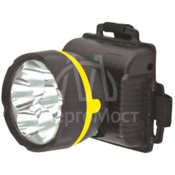 Фонарь налобный 909LED5 (5LED 1 режим; 3хR6 черн.) Ultraflash 11781
