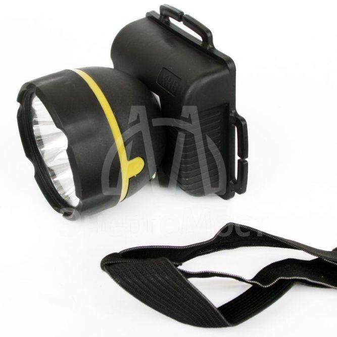 Фонарь налобный 909LED5 (5LED 1 режим; 3хR6 черн.) Ultraflash 11781