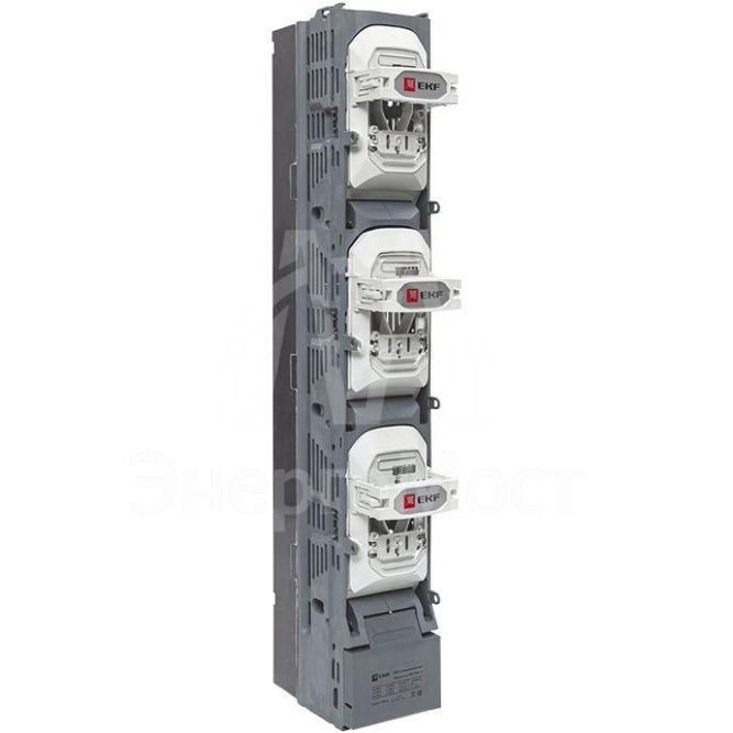 Выключатель-разъединитель УВРЭ v2 верт. (185мм) 250А пофазный под ППН габ.1 PROxima EKF uvre2-v-250-p