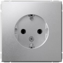Розетка ArtGallery 16А с заземл. механизм алюм. SE GAL000343