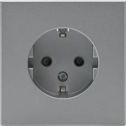 Розетка ArtGallery 16А с заземл. механизм алюм. SE GAL000343
