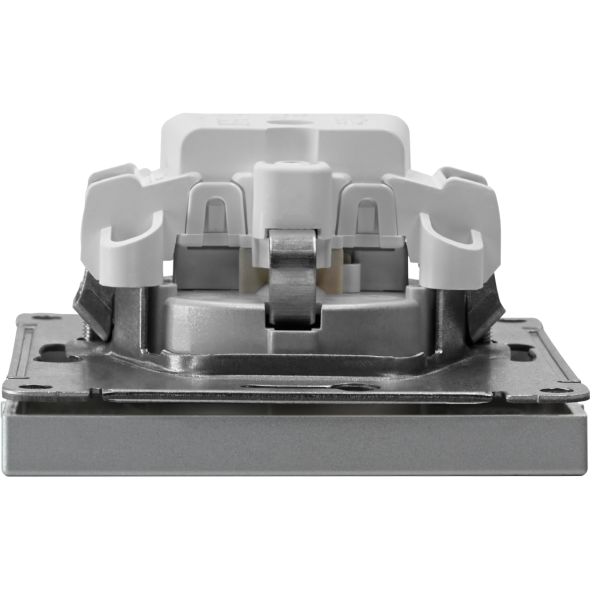 Розетка ArtGallery 16А с заземл. механизм алюм. SE GAL000343