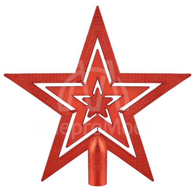 Фигура светодиодная на елку &amp;quot;Звезда&amp;quot; 20см красн. Neon-Night 501-005