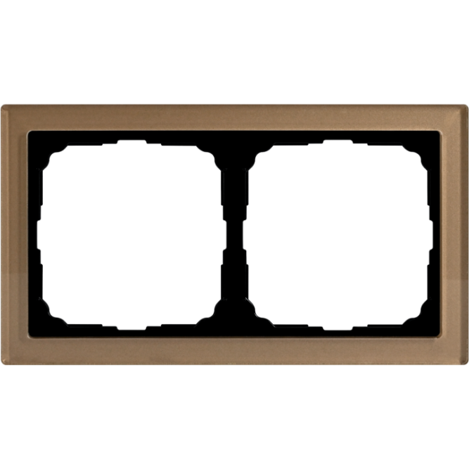 Рамка 2-м ArtGallery Pure органич. стекло шампань SE GAL320502