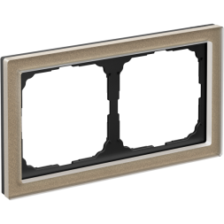 Рамка 2-м ArtGallery Pure органич. стекло шампань SE GAL320502