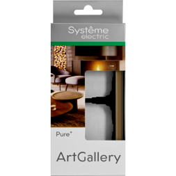 Рамка 2-м ArtGallery Pure органич. стекло шампань SE GAL320502