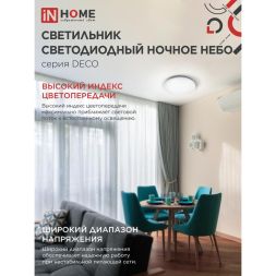 Светильник светодиодный DECO ДАЙМОНД 70Вт 4000К 6300лм 230В 510х70мм IN HOME 4690612063416