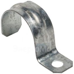 Скоба крепежная однолапковая d21-22мм метал. EKF sm-1-21-22