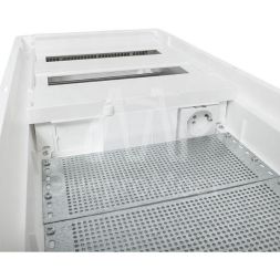 Щит комбинированный встраив. Nova 2 DIN-рейки + 2 монтаж. платы 4 габарит IP41 с пластик. дверью EKF nv-cb-pd-2+2