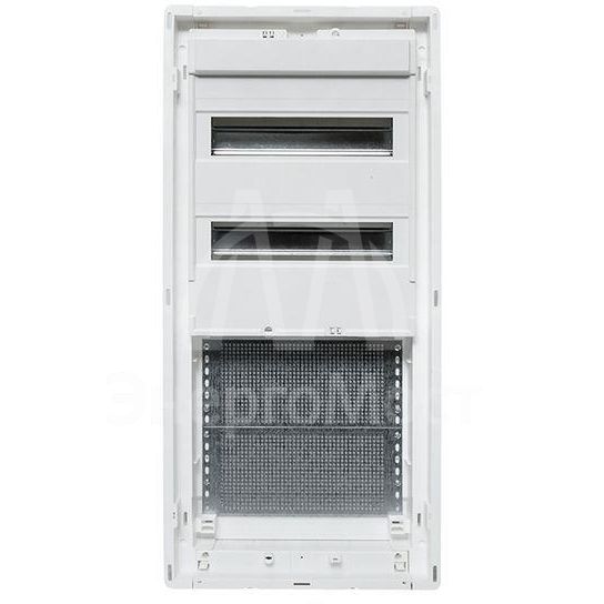 Щит комбинированный встраив. Nova 2 DIN-рейки + 2 монтаж. платы 4 габарит IP41 с пластик. дверью EKF nv-cb-pd-2+2