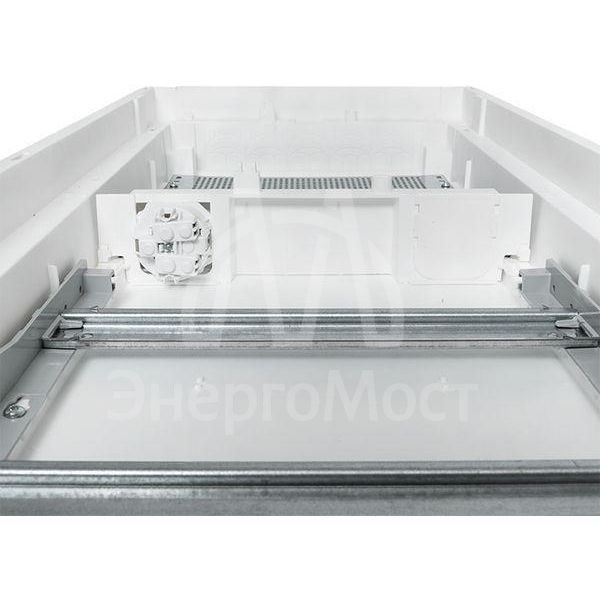 Щит комбинированный встраив. Nova 2 DIN-рейки + 2 монтаж. платы 4 габарит IP41 с пластик. дверью EKF nv-cb-pd-2+2