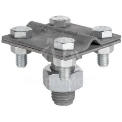 Зажим прута на штыре (пластина 56х56мм) HZ PROxima EKF lp-g6606-e1302