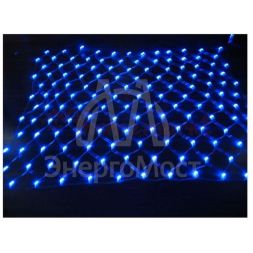 Гирлянда-сетка NTLD144-B-E 1.5х1м 144 светодиода с доп. подключ. до 3 модулей IP20 син. SHLights 4610003328696