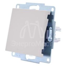 Механизм выключателя 1-кл. СП VESNA кремов. LEZARD 742-0388-100