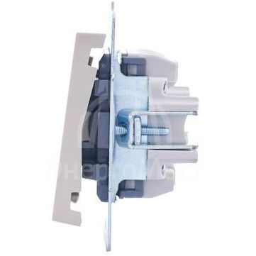 Механизм выключателя 1-кл. СП VESNA кремов. LEZARD 742-0388-100