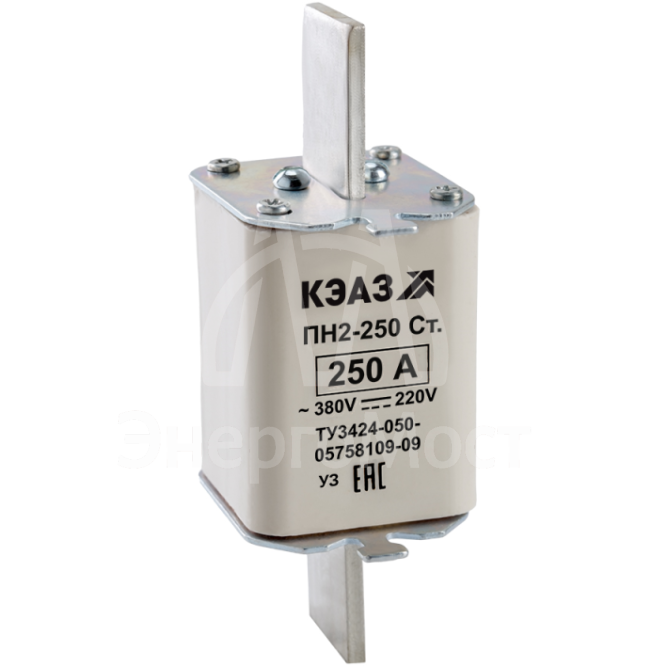 Вставка плавкая ПН2 250 С 100А У3 КЭАЗ 120117